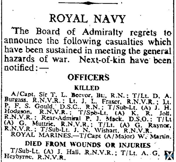 Журнал The Times от 4 июня, 1943 года...