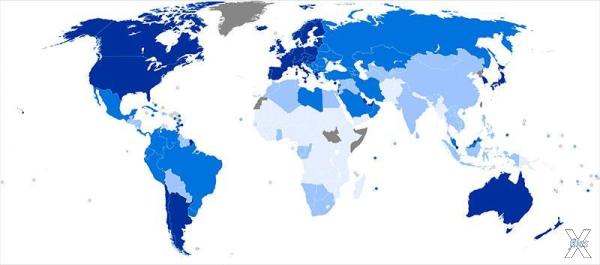 Страны по индексу развития человеческ...