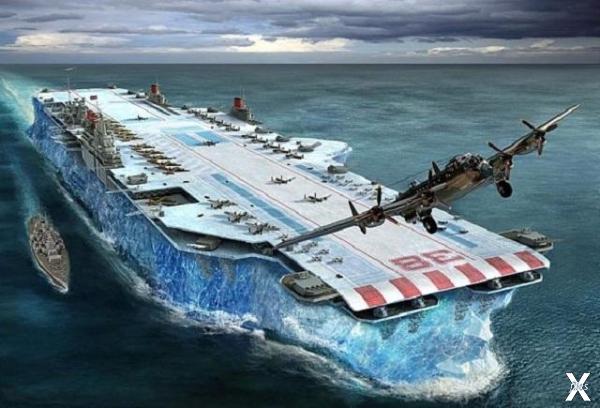 Идея айсберга-аэродрома приходила в г...