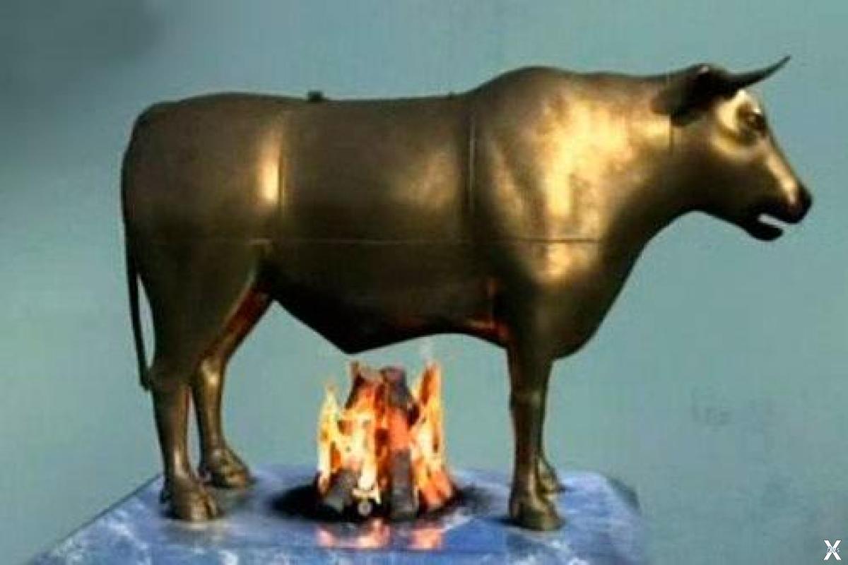 Медный бык купить 1488. Сицилийский бык Фаларида. Бронзовый бык Фаларида. Медный бык Русь изначальная.