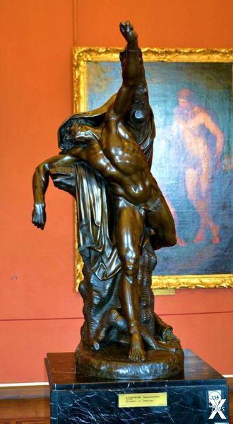 Михаил Козловский. "Поликрат". Гипс. ...