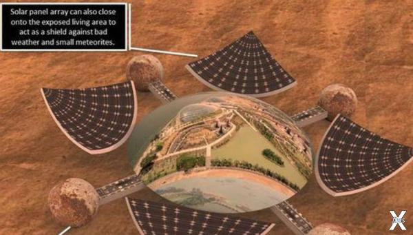 Один из проектов марсианского жилья -...