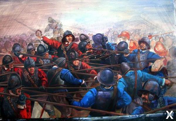 Сражение при Марстон-Муре в 1644 году...