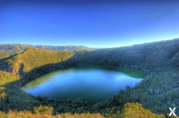 Озеро Гуатавита, которое служило инде...