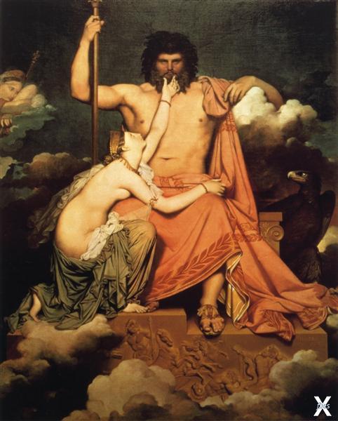 Жан Энгр. "Юпитер и Фетида". 1811 год