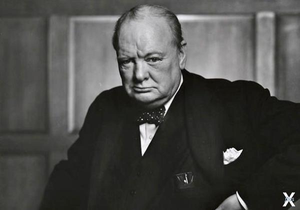 Редкая фотография: Уинстон Черчилль б...