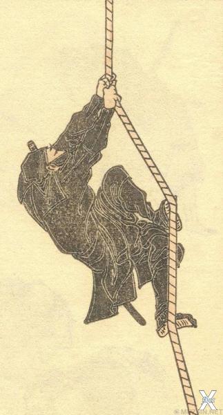Ниндзя (гравюра на дереве XIX века)