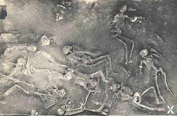 Останки найденные при раскопках Мохен...