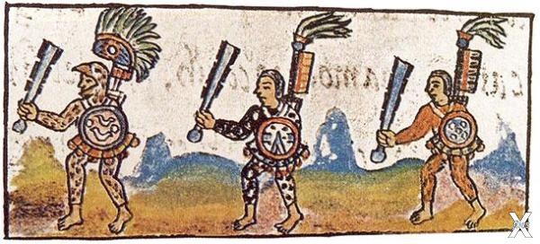 Ацтекские воины. Флорентийский кодекс