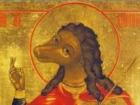 Откуда в православных церквях святой с собачьей головой