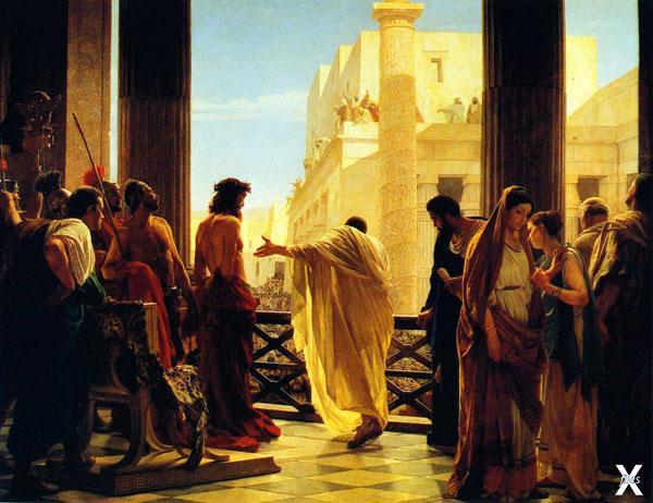 Пилат обращается к толпе иудеев, приз...