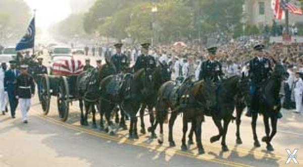 Похороны президента Р. Рейгана Вместе...