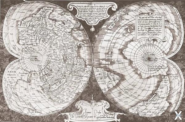 Карта Меркатора и Финеуса