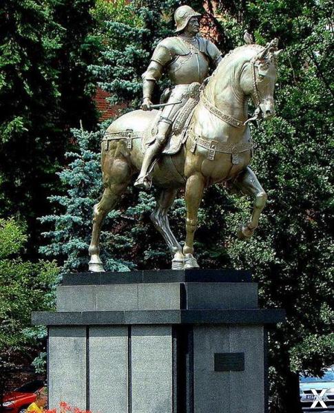 Щецин, памятник кондотьеру Коллеони
