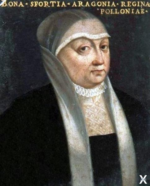 Польская королева Бона Сфорца, 1550 года