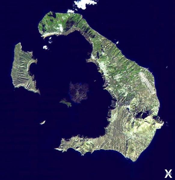 Спутниковый снимок современной Тиры