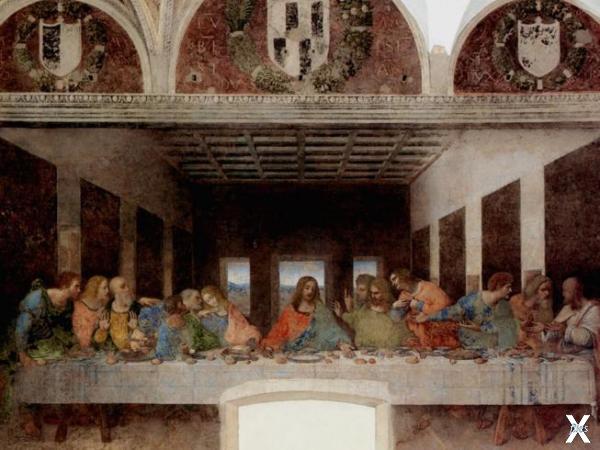 Фреска "Тайная вечеря" Леонардо да Винчи