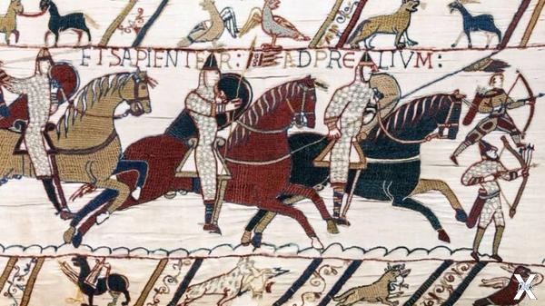Сцена битвы при Гастингсе 1066 (ковёр...