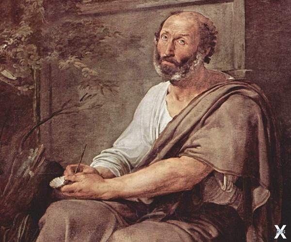 Аристотель, картина Франческо Айеца