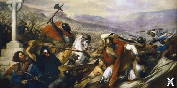 «Битва при Пуатье 732 года», картина ...