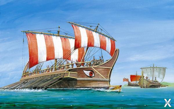 Триера - линейный корабль Античности