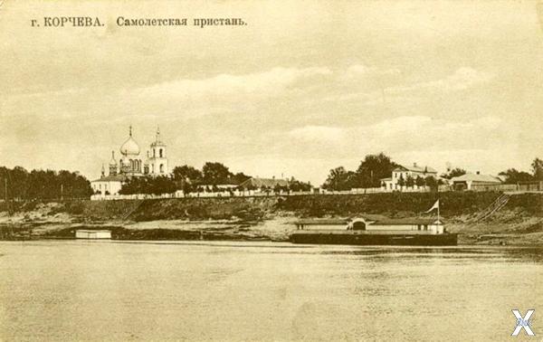 Панорама города Корчева, который оста...