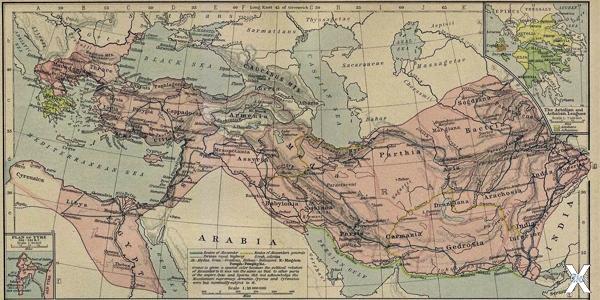 Македонская империя к 323 году до н. э.