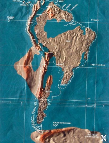 Карта будущего Южной Америки Гордона-...