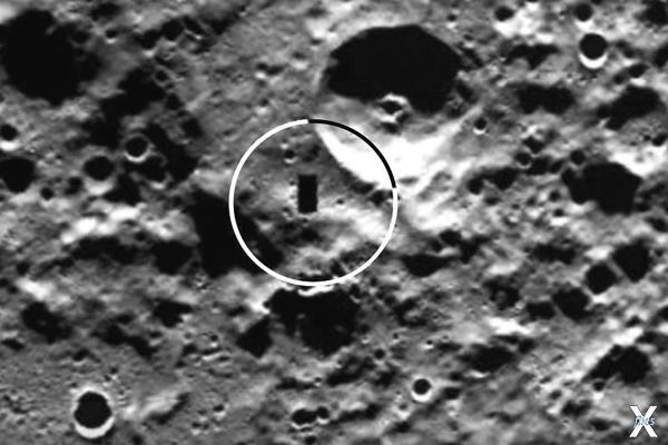 Объект на поверхности Меркурия