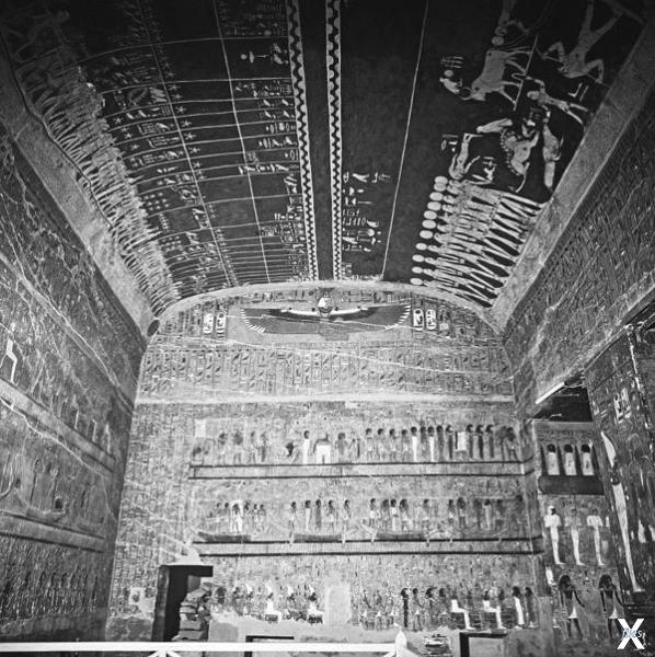 Изображение на гробнице фараона Сети I
