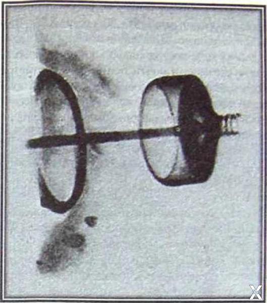 Рентгеновский снимок артефакта Косо