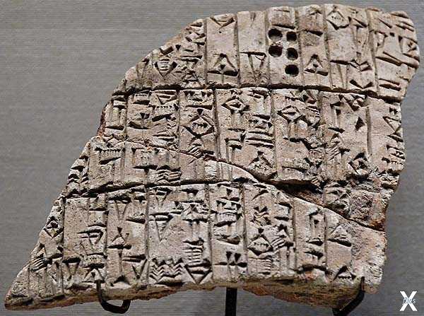 Фрагмент надписи Уруинимгины