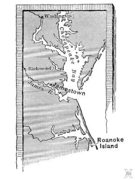 Старая карта острова