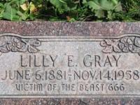 Загадка могилы Лилли Э.Грей - «Жертвы Зверя 666»