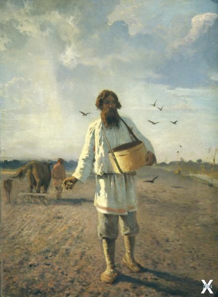 Сеятель. Худ. Григорий Мясоедов, 1888