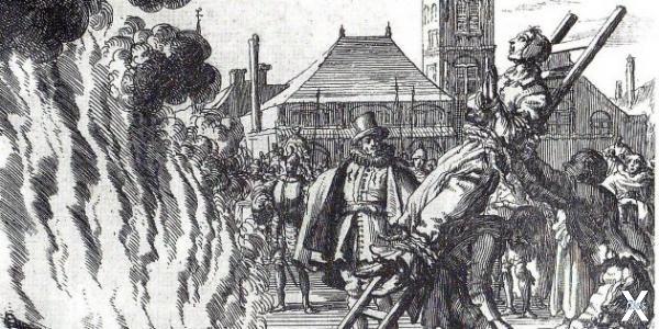 «Сожжение голландского анабаптиста XV...