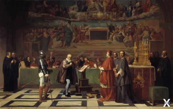 Галилей перед судом инквизиции. Карти...