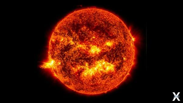 Снимок Солнца, сделанный Обсерваторие...