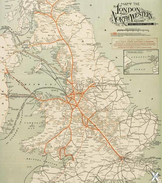 Карта Лондонской и Северо-Западной же...