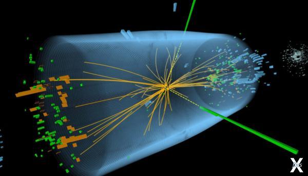 Обнаруженный в 2012 году бозон Хиггса...