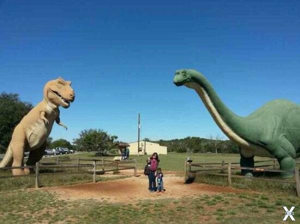 Парк “Долина динозавров” в Глен Роуз