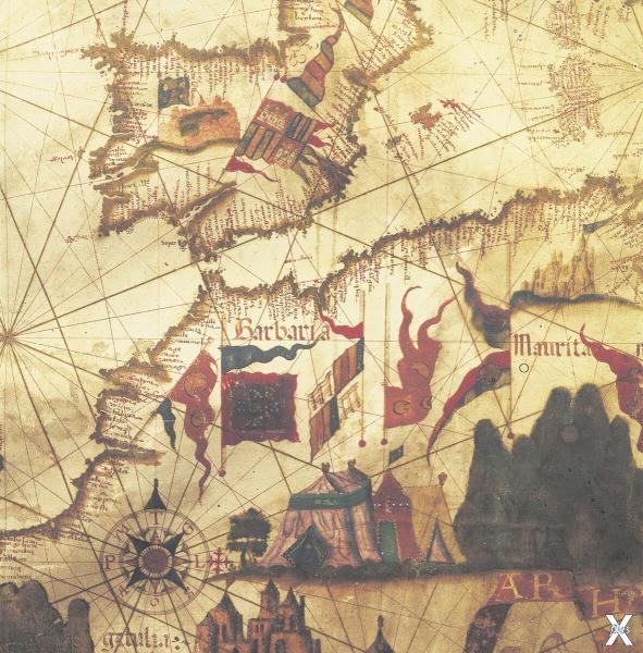 Карта 1557 года. Картограф: Diogo Homem