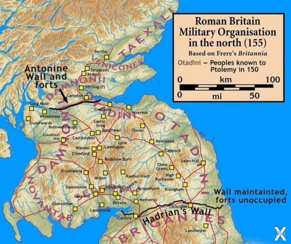 Римская Британия в правление Антонина...