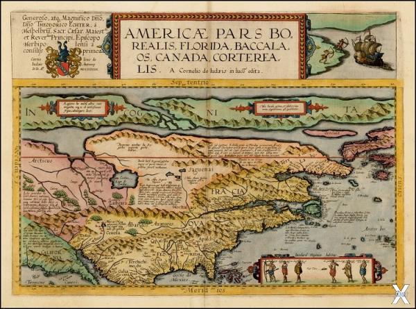 1570 Ortelius Europe Scandinavia