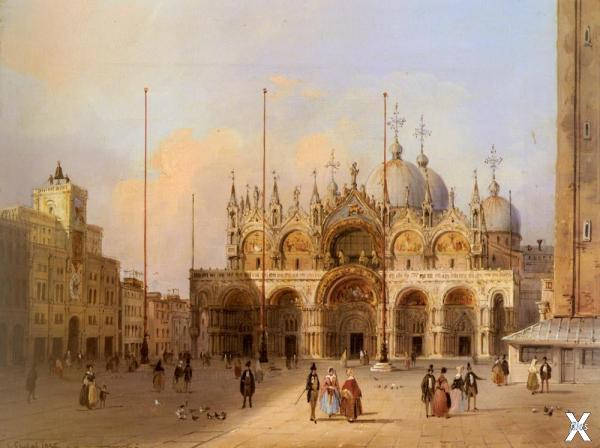 Собор Сан Марко в Венеции на картине ...