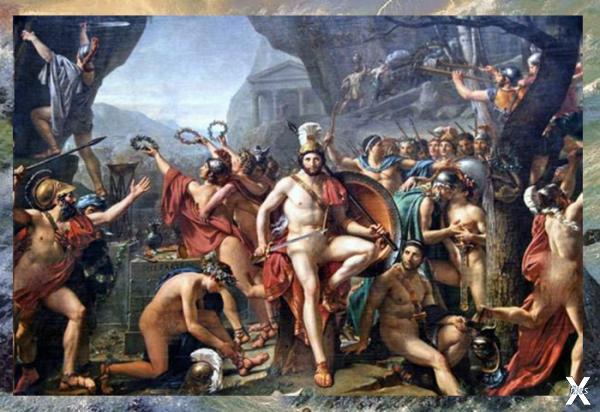Картина Жака-Луи Давида «Леонидас в Ф...