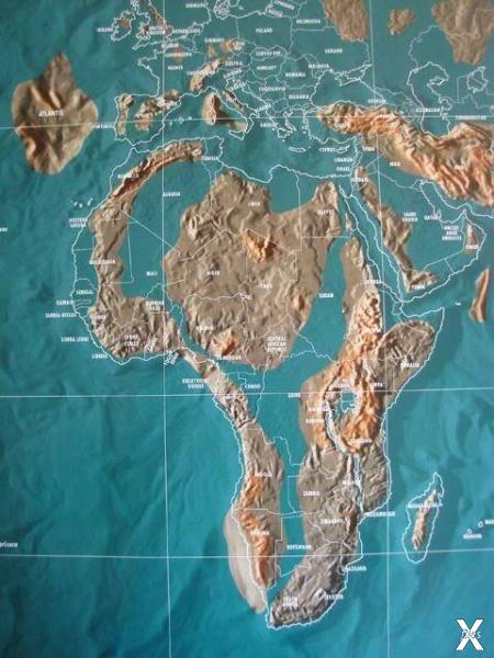 Новая карта Африки по Скаллиону