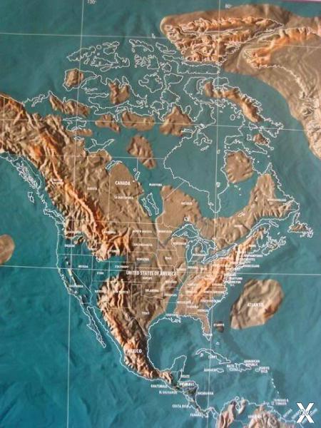 Новая карта Америки по Скаллиону