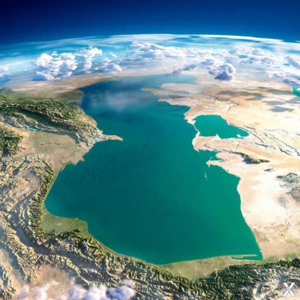 Богатое нефтью Каспийское море