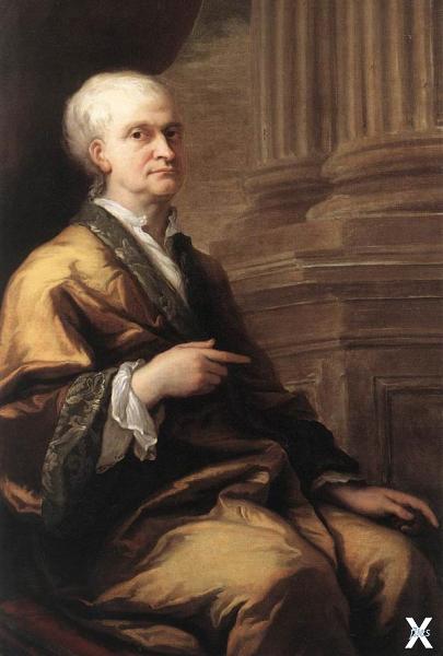 Один из последних портретов Ньютона, ...